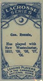 1910 Imperial Tobacco Lacrosse Leading Players (C59) #60 George Rennie Back